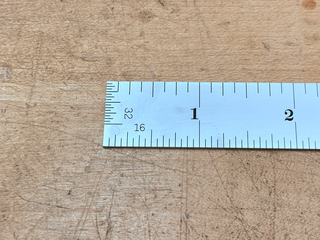 Starrett Steel Rule: 6 inches