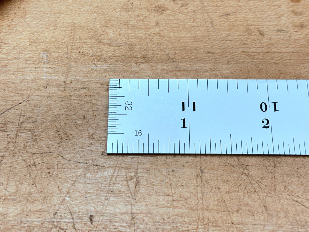 Starrett Steel Rule: 12 inches