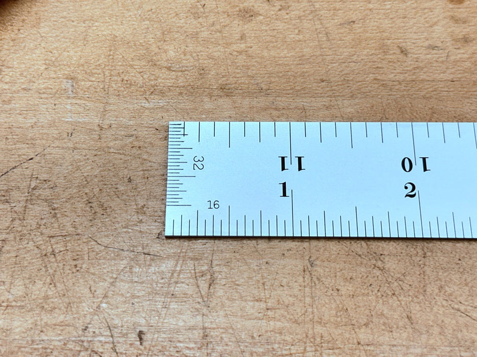 Starrett Steel Rule: 12 inches