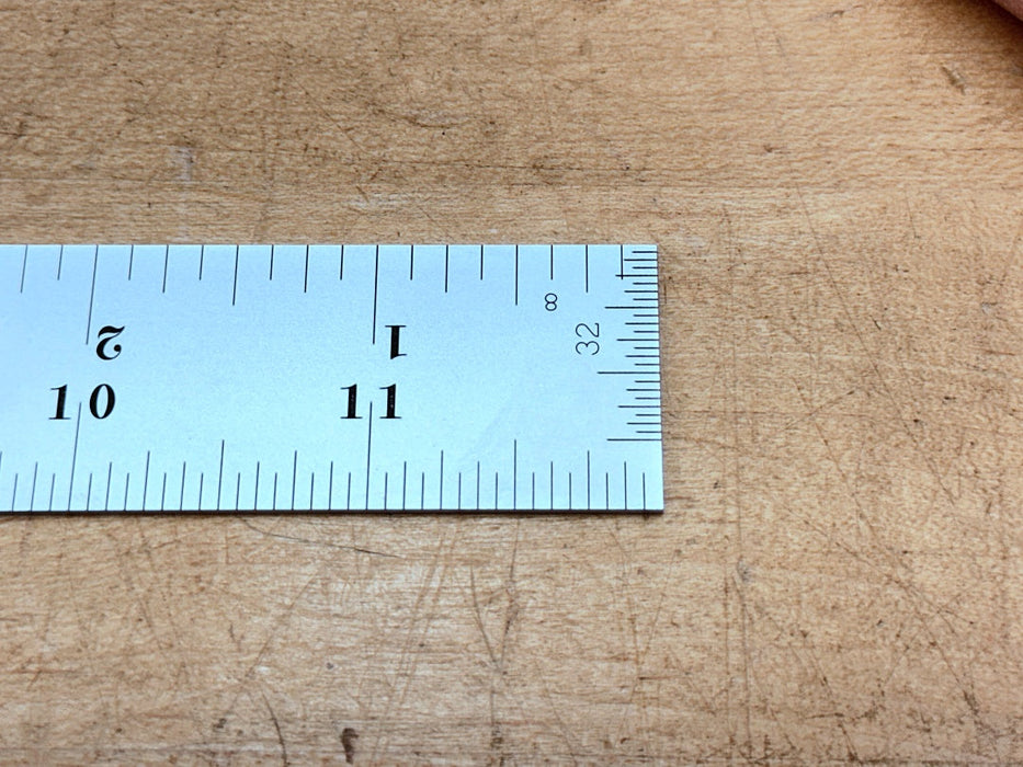 Starrett Steel Rule: 12 inches