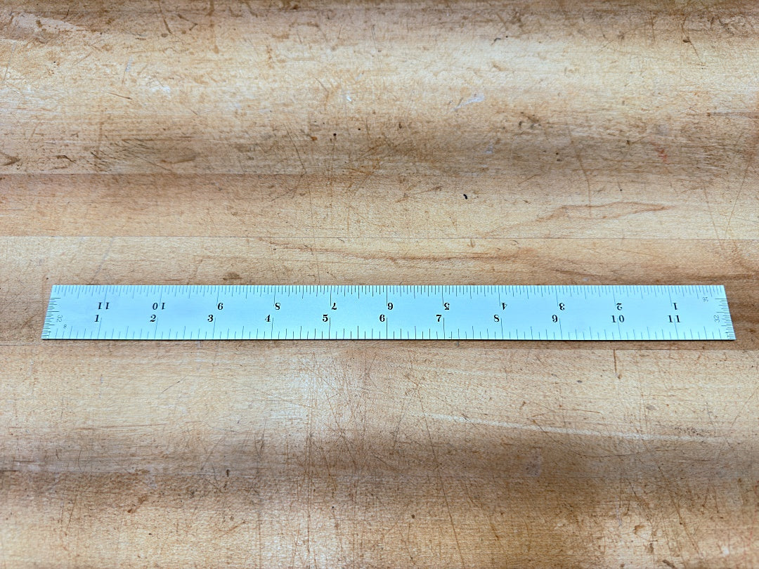 Starrett Steel Rule: 12 inches