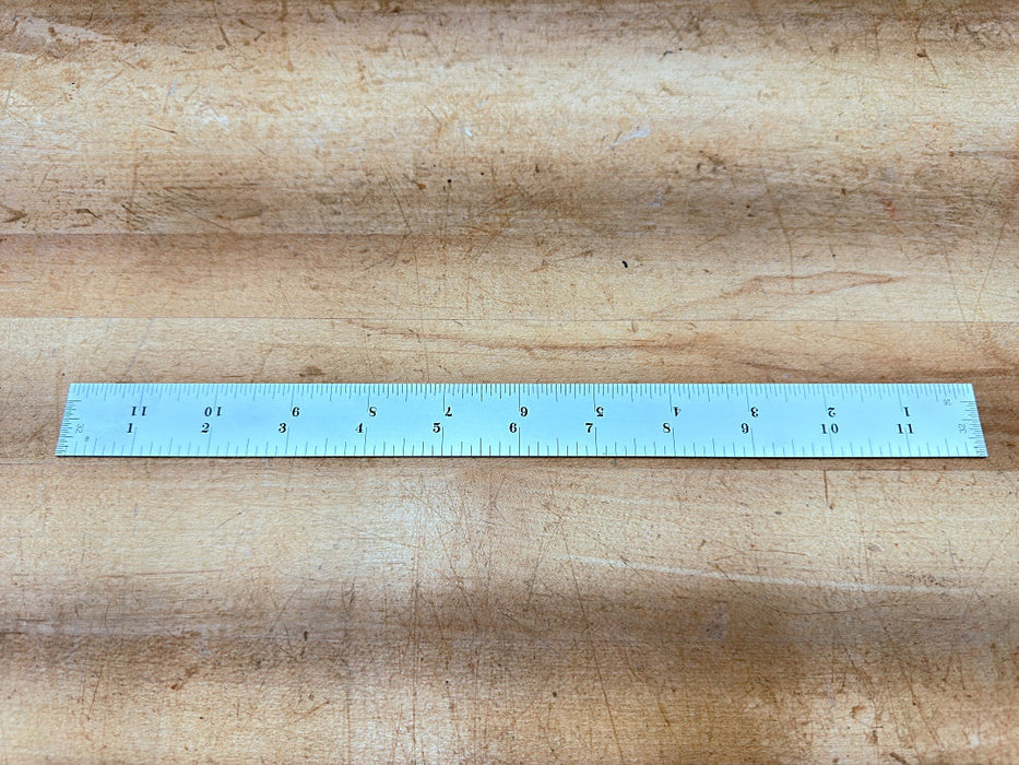 Starrett Steel Rule: 12 inches