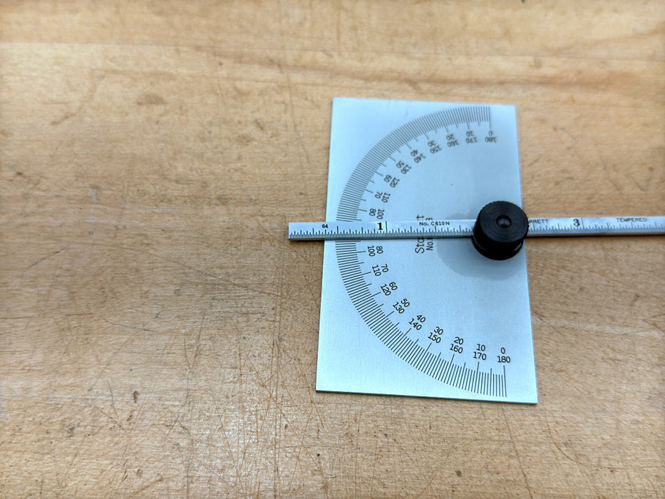 Starrett Protractor & Depth Gauge