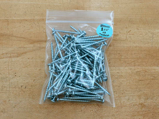 Robertson Panhead Screws, 1-3/4 inch, 100 per bag