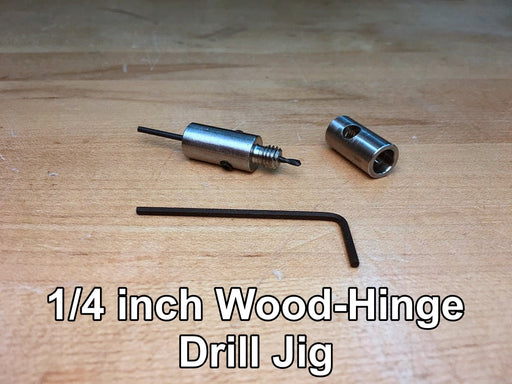 1/4 inch Wood-Hinge Drill Jig