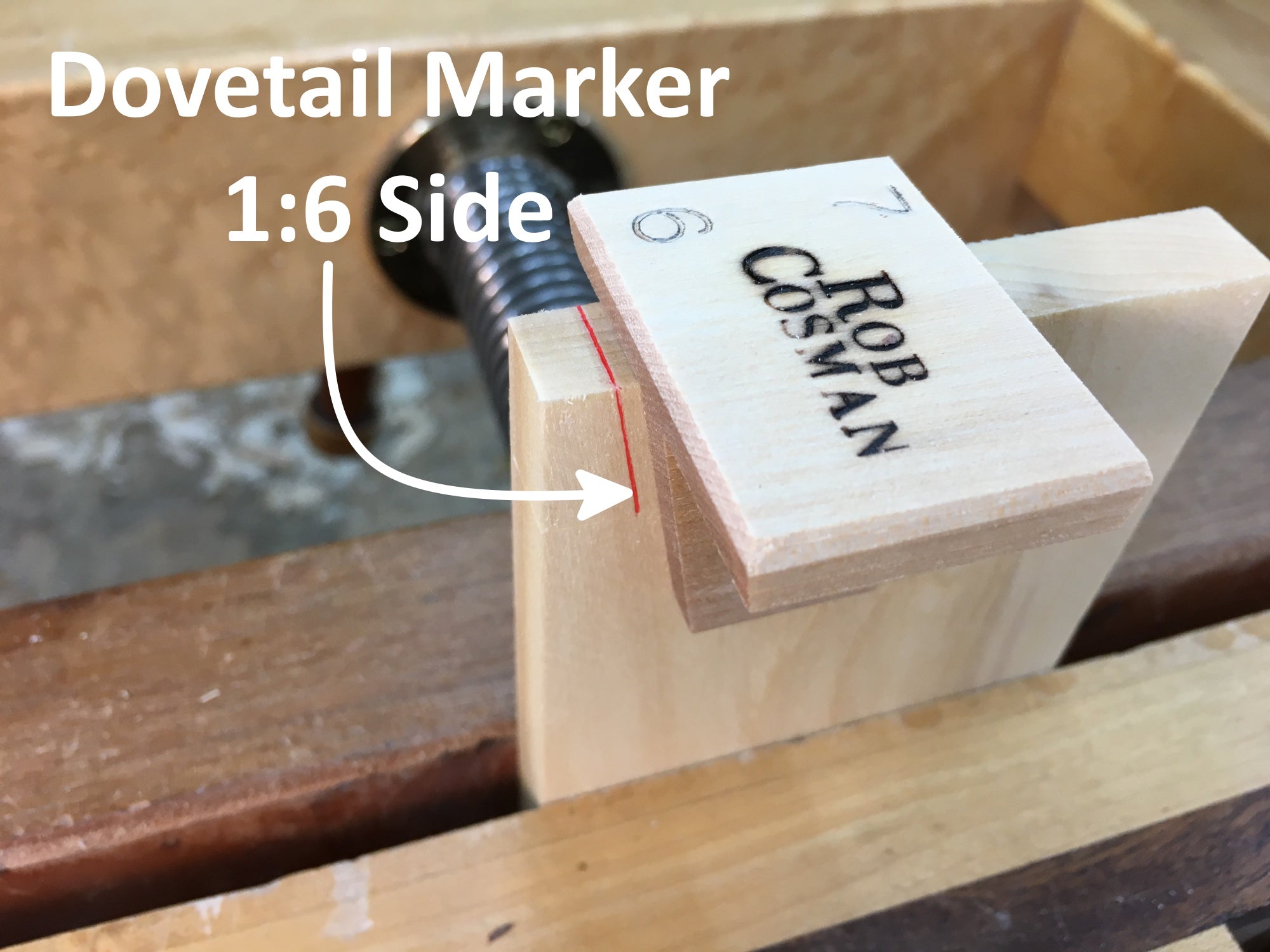Rob Cosman's Dovetail Marker