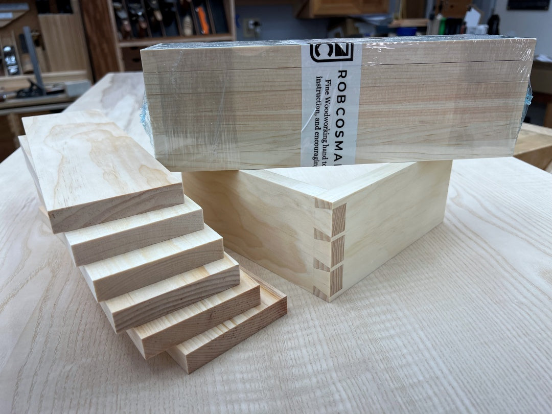 Rob Cosman's Through Dovetail Practice wood