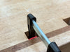 serretted edge of Bessey F-style clamp