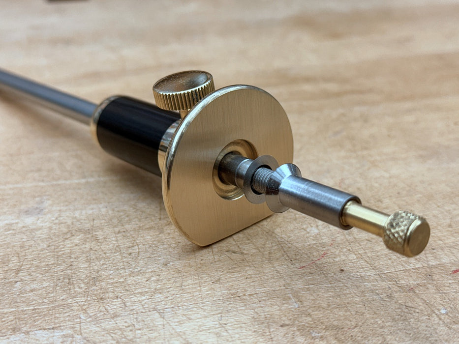 Rob Cosman's Mortise an Tennon Marking Gauge on a wood background