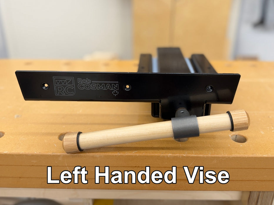 left handed cosman workbench vise