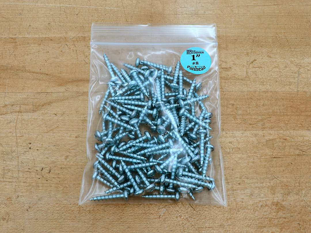 Robertson Panhead Screws 1 inch