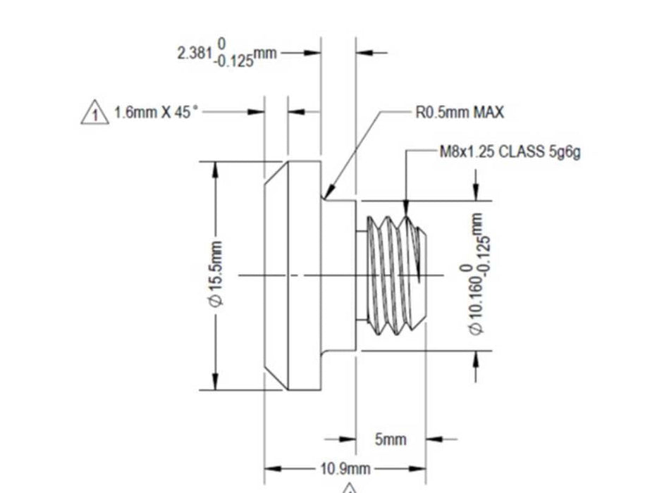 Rob Cosman Hex Socket Chip-Breaker Replacement Screw