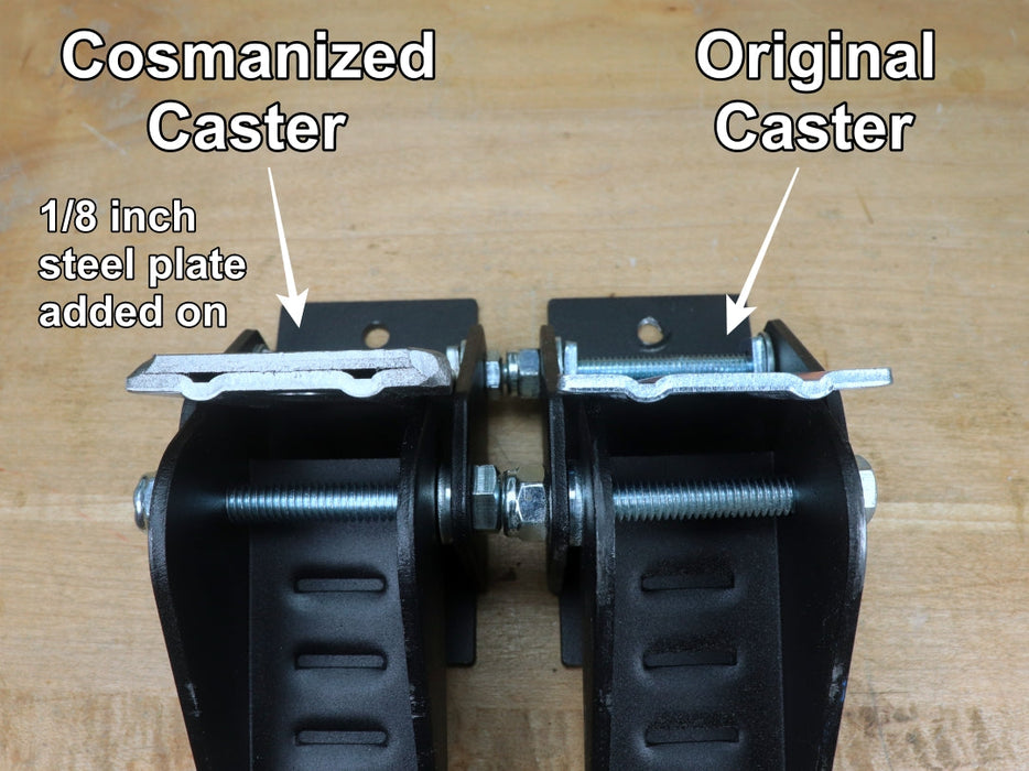 Cozmanized Workbench Caster Set 4-Piece