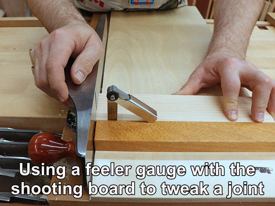 Using feeler gauge