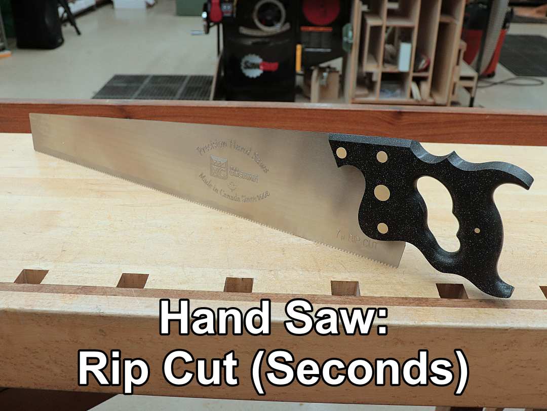 Rob Cosman's Hand Saw Rip Cut (Seconds) | RobCosman.com — RobCosman.ca