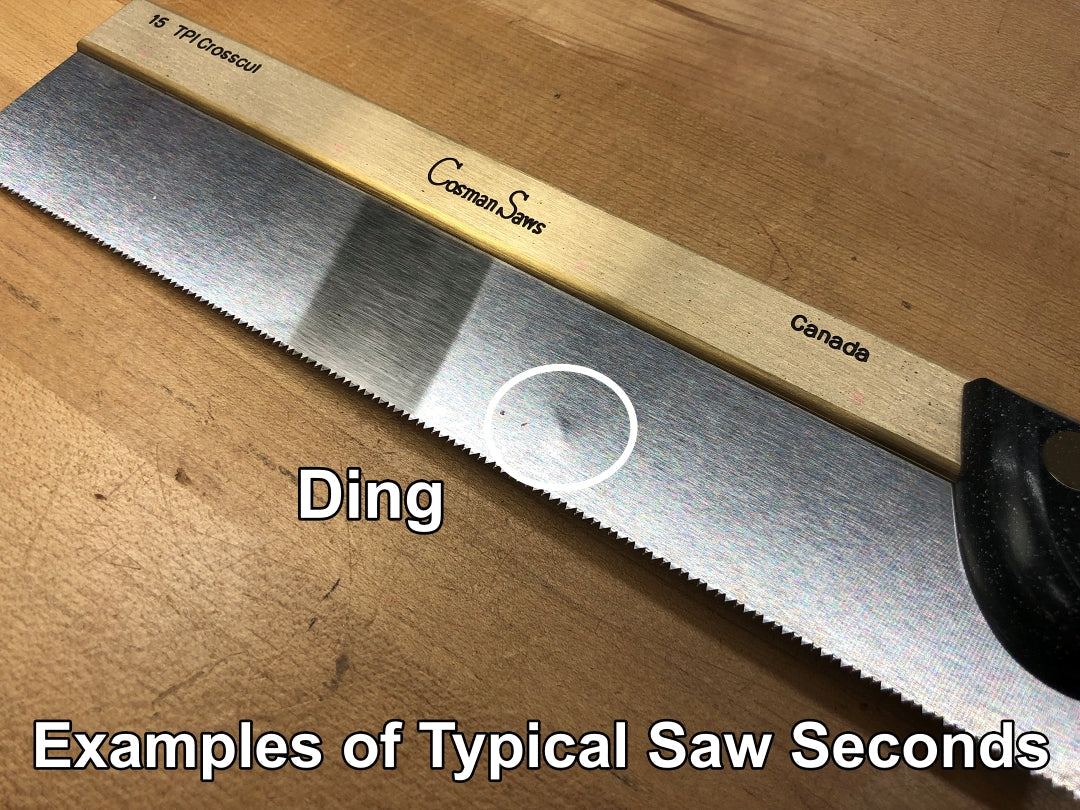 Rob Cosman's 3/4 Dovetail Saw Seconds