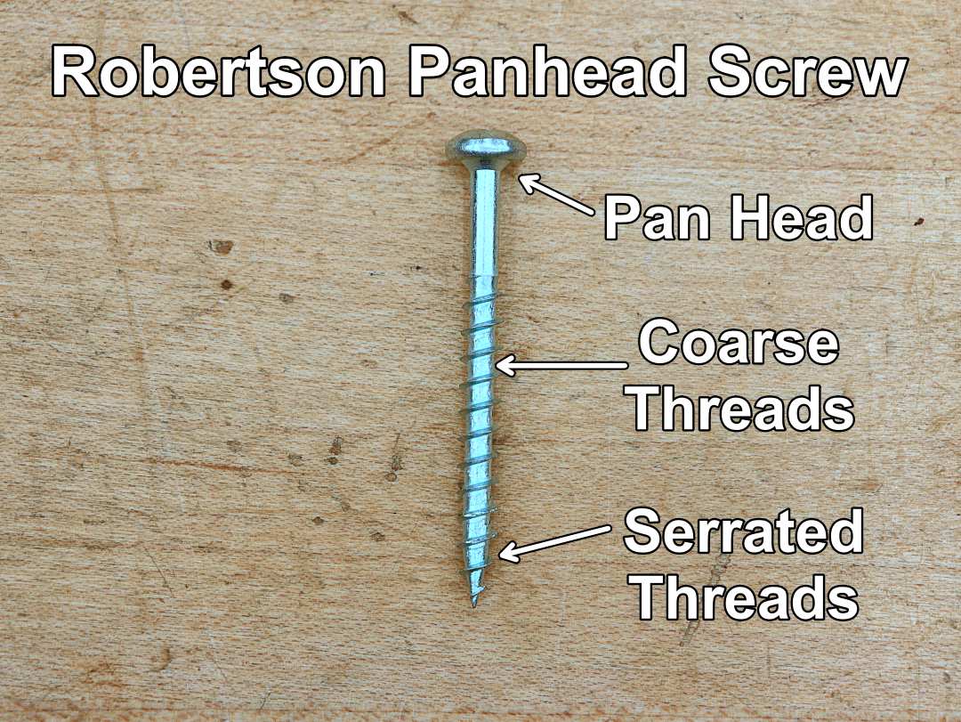 Robertson Panhead Screw Characteristics