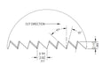 Crosscut Tooth Geometry